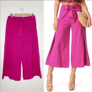 FREE PEOPLE Tropic Babe cropped palazzo pants